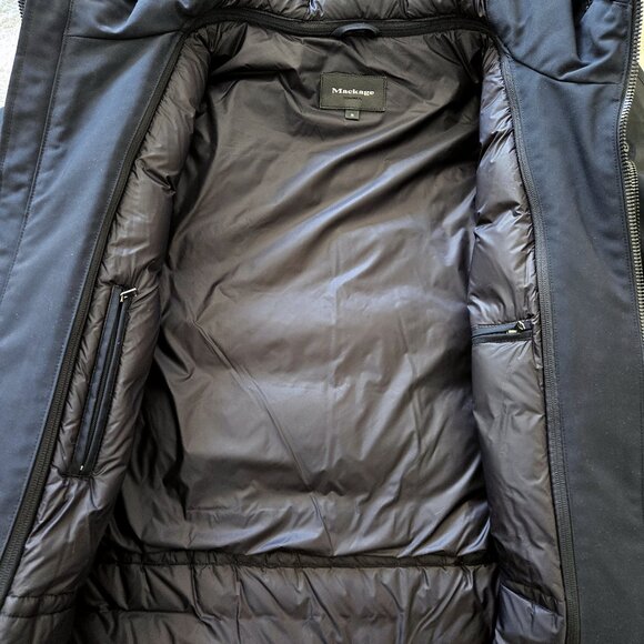 Mackage Elliot Heavyweight Down Parka with removable bib - Mens 36 - Picture 7 of 13